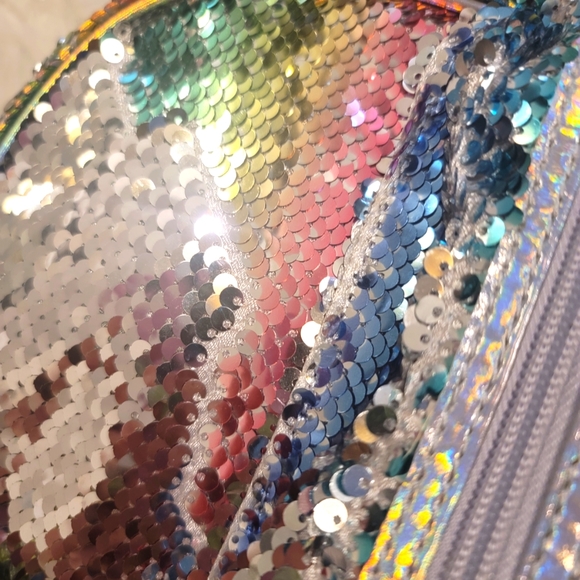 Girls Sequined Backpack - Picture 8 of 10